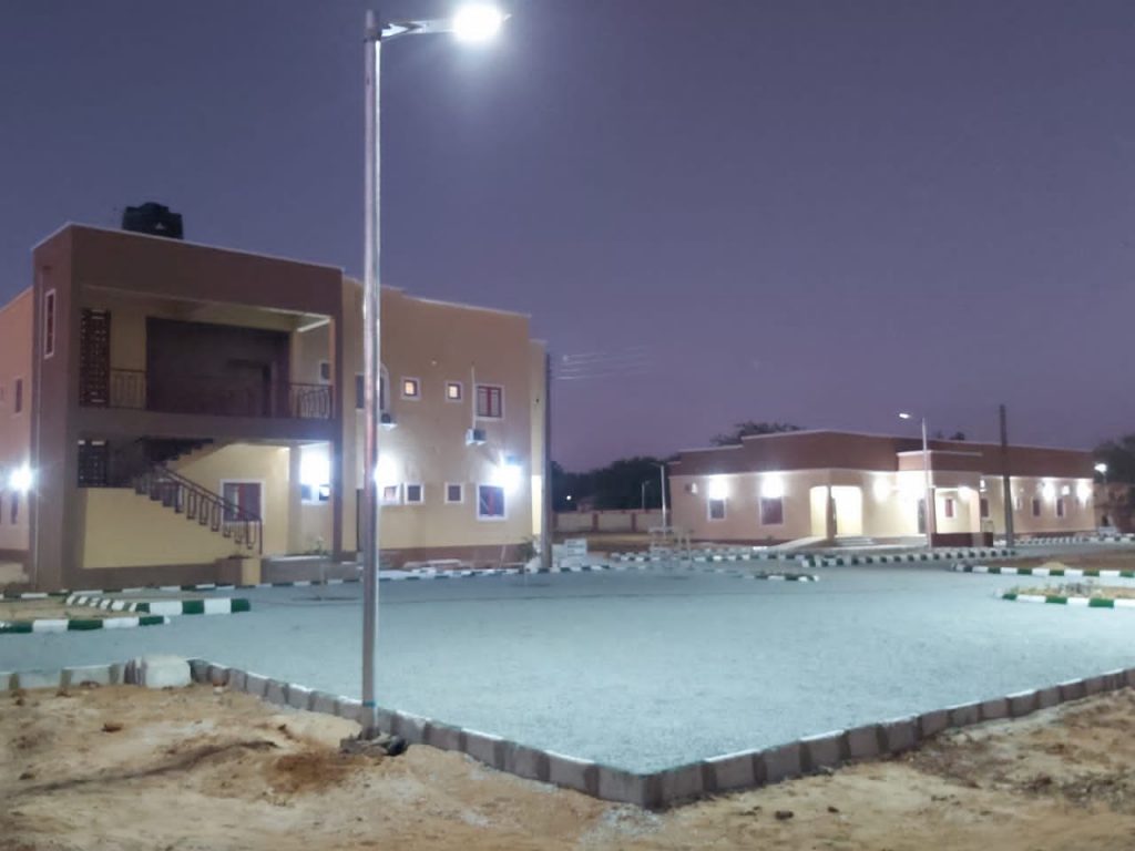 A hospital structure.