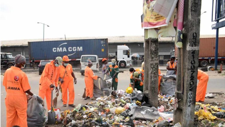 LAWMA demolishes Ketu dumpsite