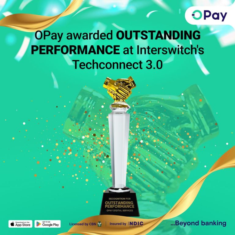 Interswitch recognizes OPay for outstanding performances