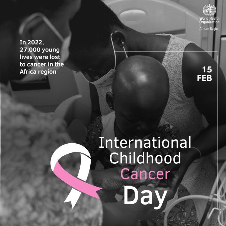 WHO harps on early detection to tackle childhood cancers