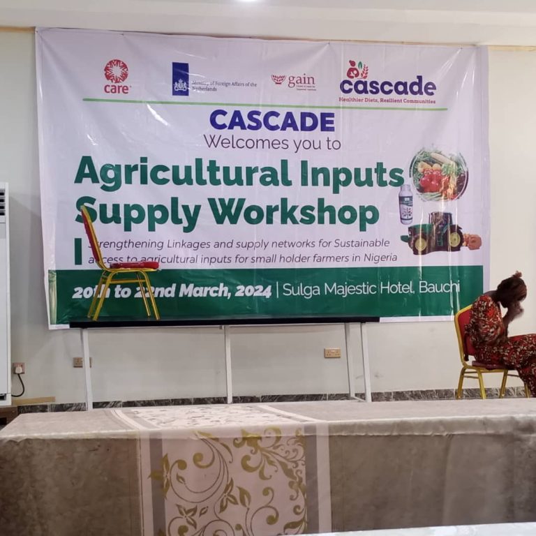NGO engages private sector stakeholders in agric supply services
