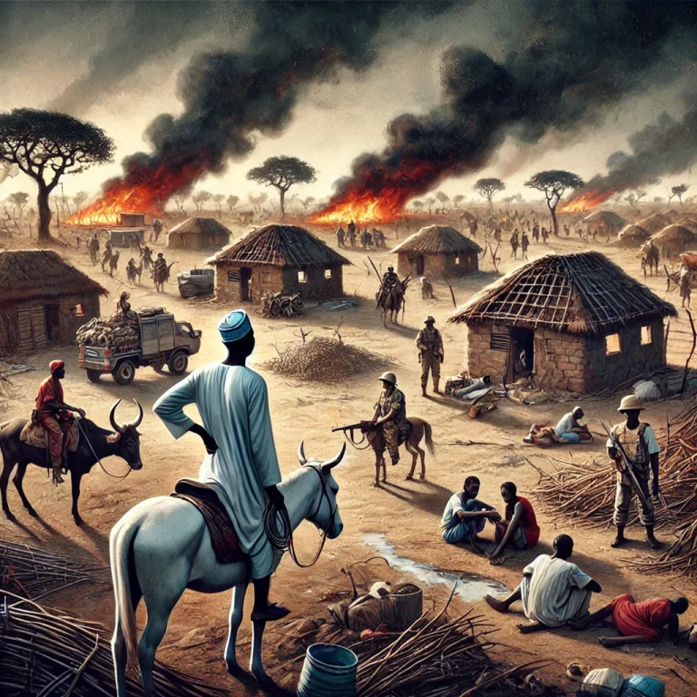 A dramatic illustration of the farmer-herder crisis in Nigeria.