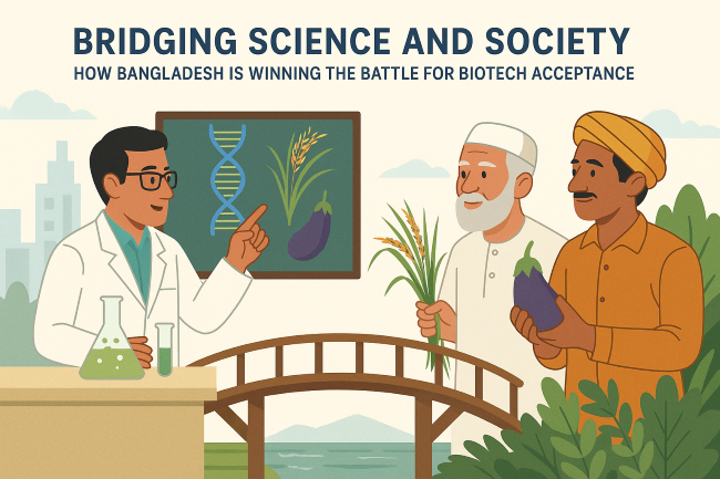 Bridging science and society: How Bangladesh is winning the battle for biotech acceptance Bangladesh winning the battle for biotech acceptance