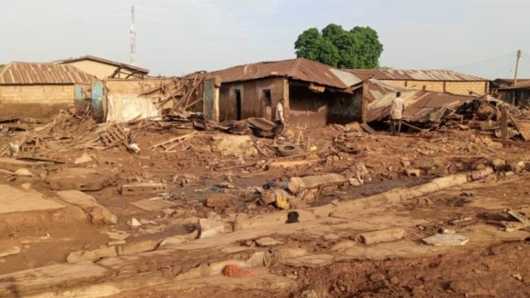 EDITORIAL: Rains Arrive, Panic Grips Communities The Remains of Mokwa town