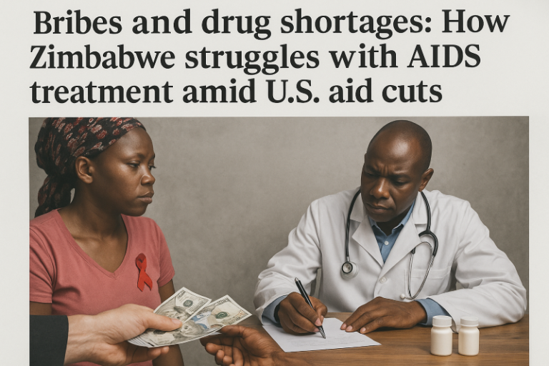Bribes and drug shortages: How Zimbabwe struggles with AIDS treatment amid U.S. aid cuts Zimbabwe AIDS Treatment Struggles