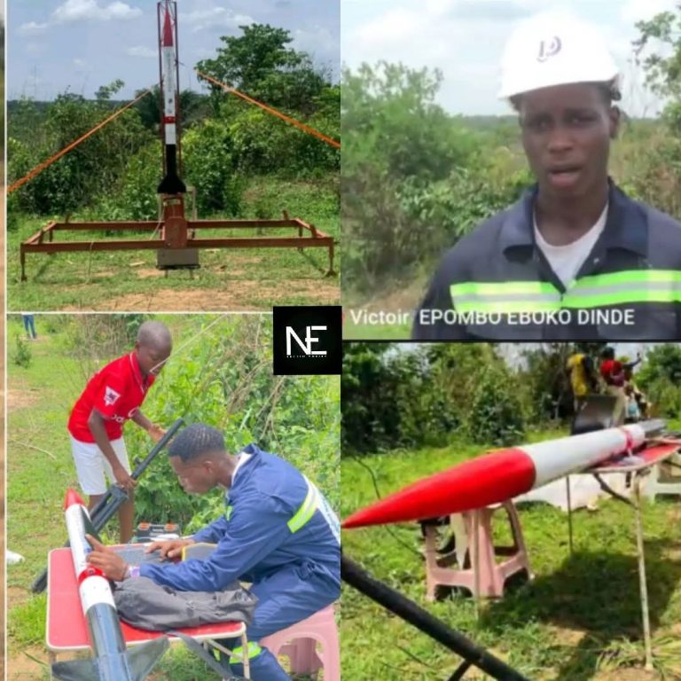 Cameroonian student launches first experimental rocket at Douala polytechnic