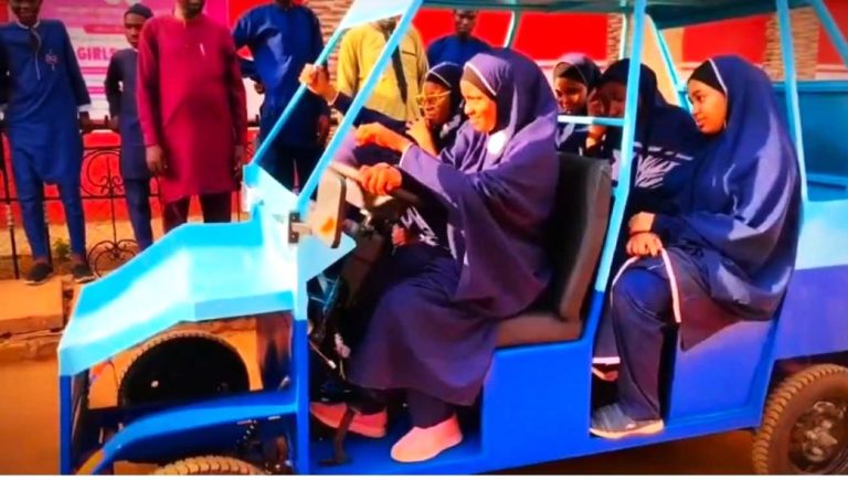 One of the female team member