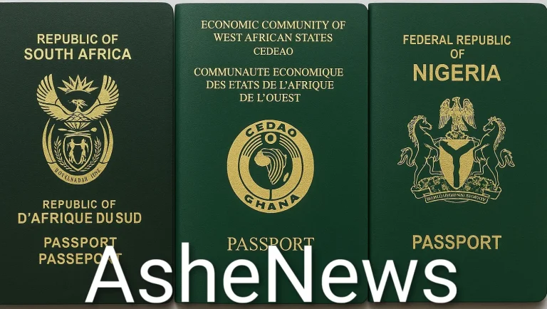2025: S/Africa leads, Ghana follows in African passport strength by visa-free access