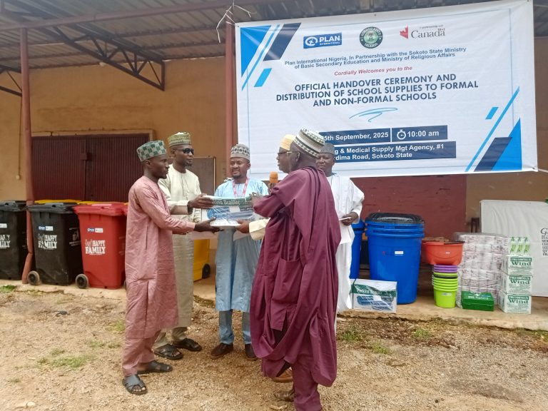 Sokoto schools get hygiene boost as Plan International supports 40