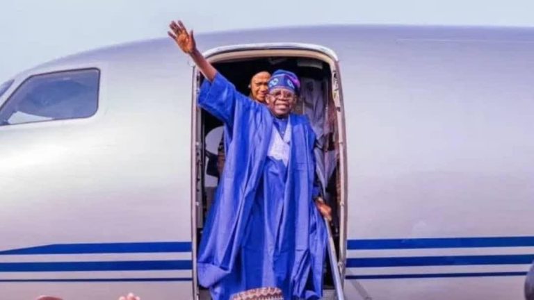 Tinubu departs Abuja for Rome to attend Aqaba Security Summit