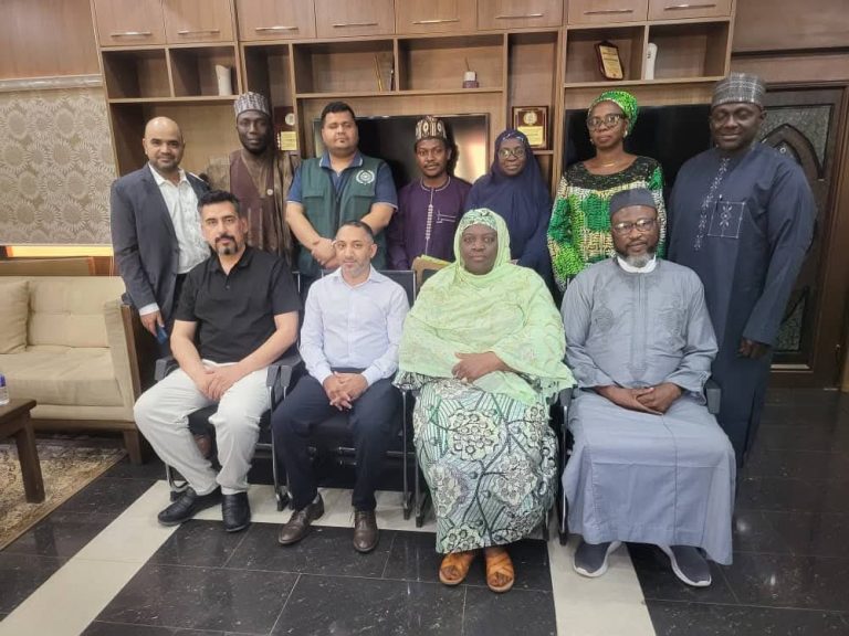 Kaduna Health Commissioner with Muslim World League delegation