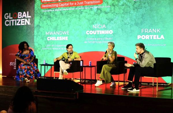COP30: AGRA calls for a farmer-first climate breakthrough Mwandwe Chileshe - AGRA, far left during a COP 30 Pre-Event Panel Discussion in Belem, Brazil