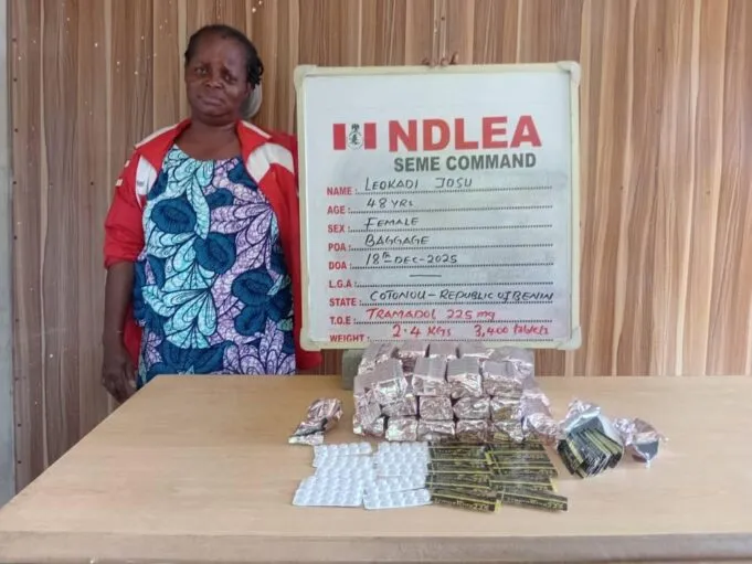 NDLEA intercepts Italy-bound drugs, nabs businessman, Beninoise lady