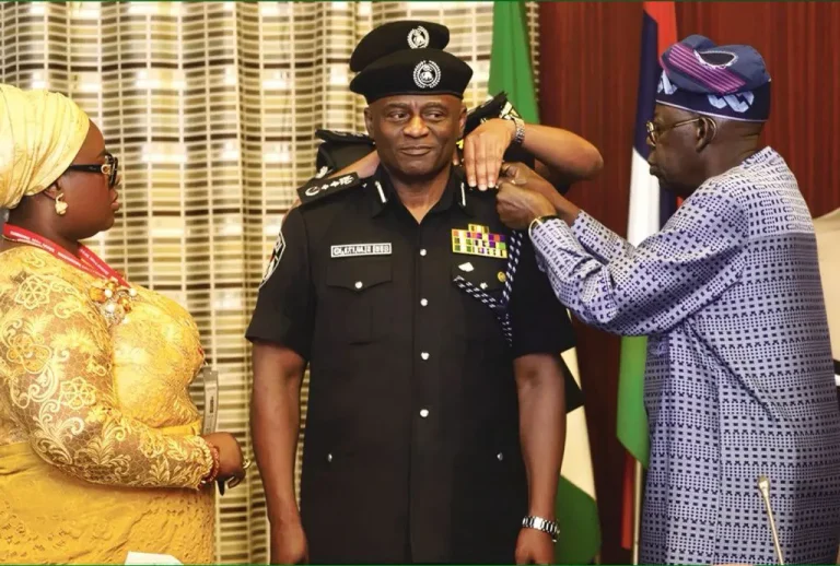 Tinubu decorates IGP Disu