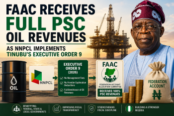 FAAC receives full PSC oil revenues as NNPCL implements Executive Order 9 FAAC receives full oil revenue from NNPC