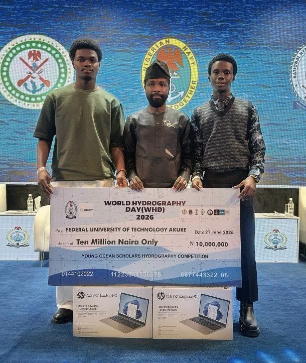 FUTA wins 2026 Young Ocean Scholars University Research Competition, gets N10m prize money FUTA Wins 2026 Young Ocean Scholars University Research Competition