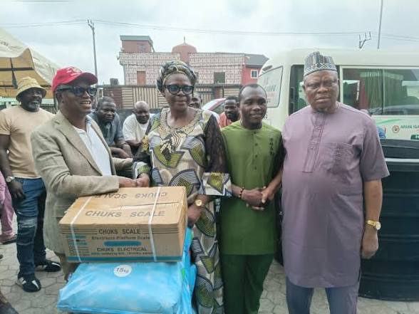 Adedayo empowers 60 Apapa residents with fish farming equipment